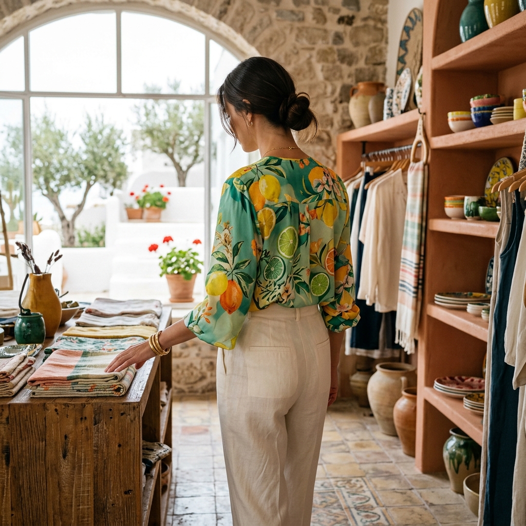 Blouse Légère Printanière